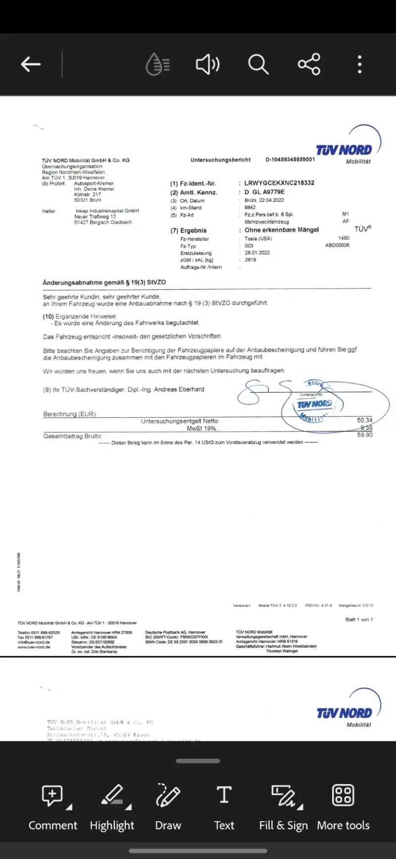 Tesla Model Y Long Range 4x4 AWD 77kWh, снимка 11 - Автомобили и джипове - 52795944