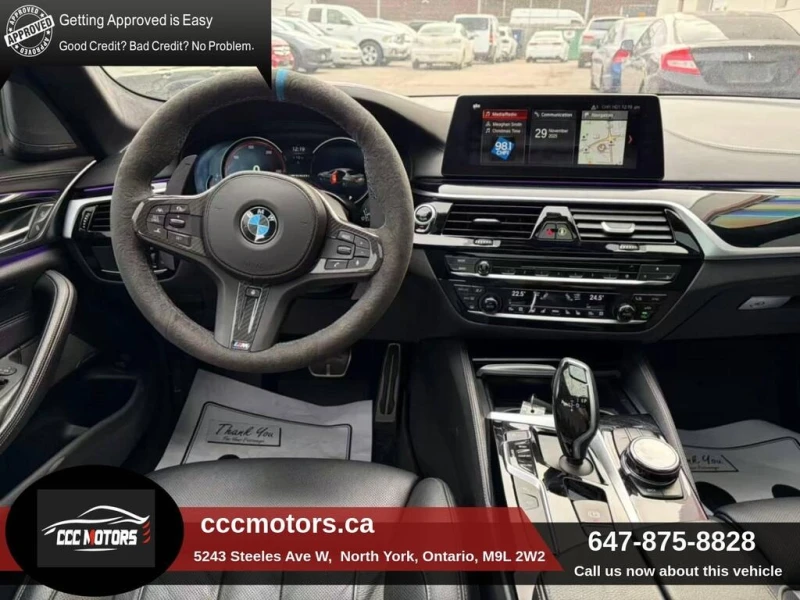 BMW 550 * M550i xDrive Sedan * CARFAX * ЦЕНА ДО БГ, снимка 8 - Автомобили и джипове - 52907202