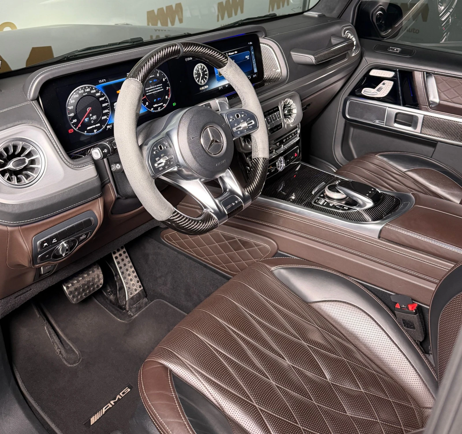 Mercedes-Benz G 63 AMG Carbon* Burmester* 360, снимка 7 - Автомобили и джипове - 54621624