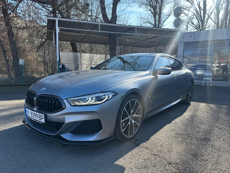 BMW 840 840I-Gran Coupe-PAKET Frozen Pure Grey сив металик, снимка 10 - Автомобили и джипове - 48879941