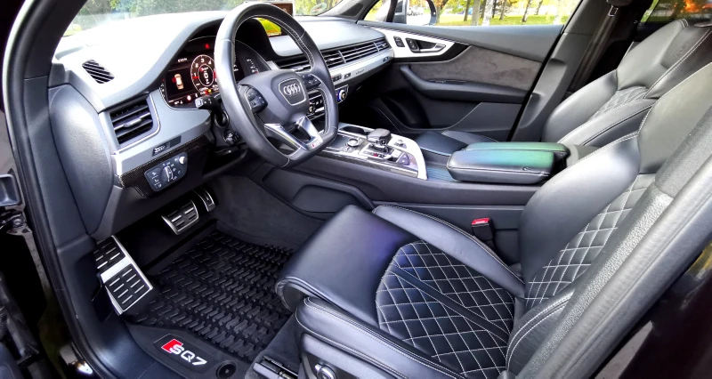Audi SQ7 EXCLUSIVE NAVI/BOSE/MATRIX, снимка 10 - Автомобили и джипове - 52072245