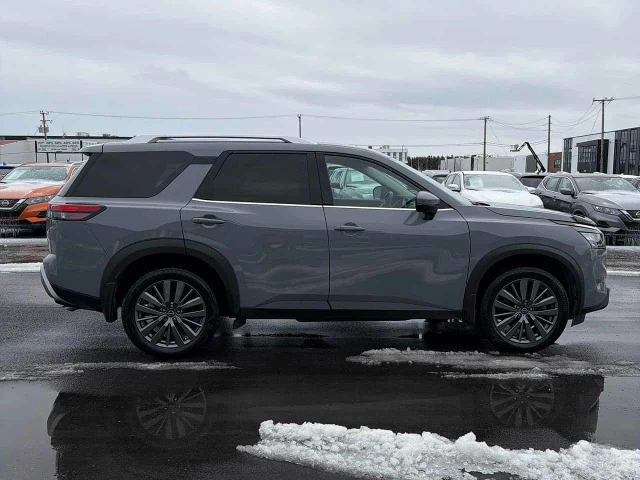 Nissan Pathfinder * SL * NARDO GRAY* 2 КЛЮЧА* ПАНО* ПОДГРЕВ* КЕЙЛЕС, снимка 3 - Автомобили и джипове - 53921505