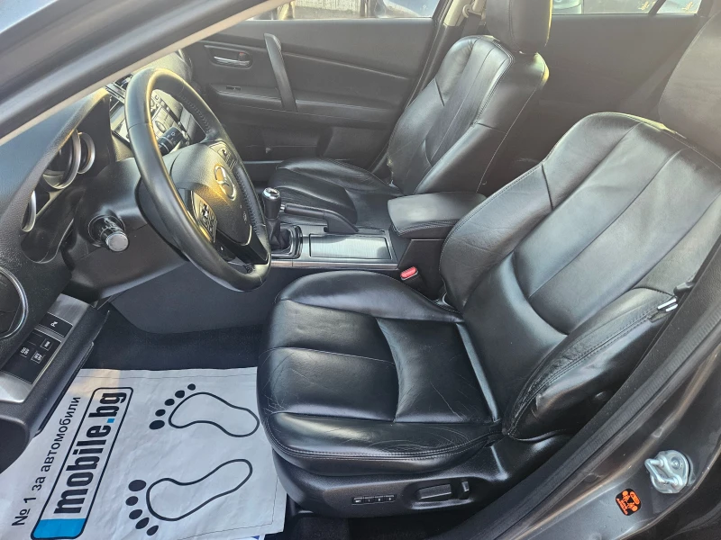 Mazda 6 2.2MZR-CD KEYLES GO-BI XENON ПЕРФЕКТНА, снимка 14 - Автомобили и джипове - 52864340