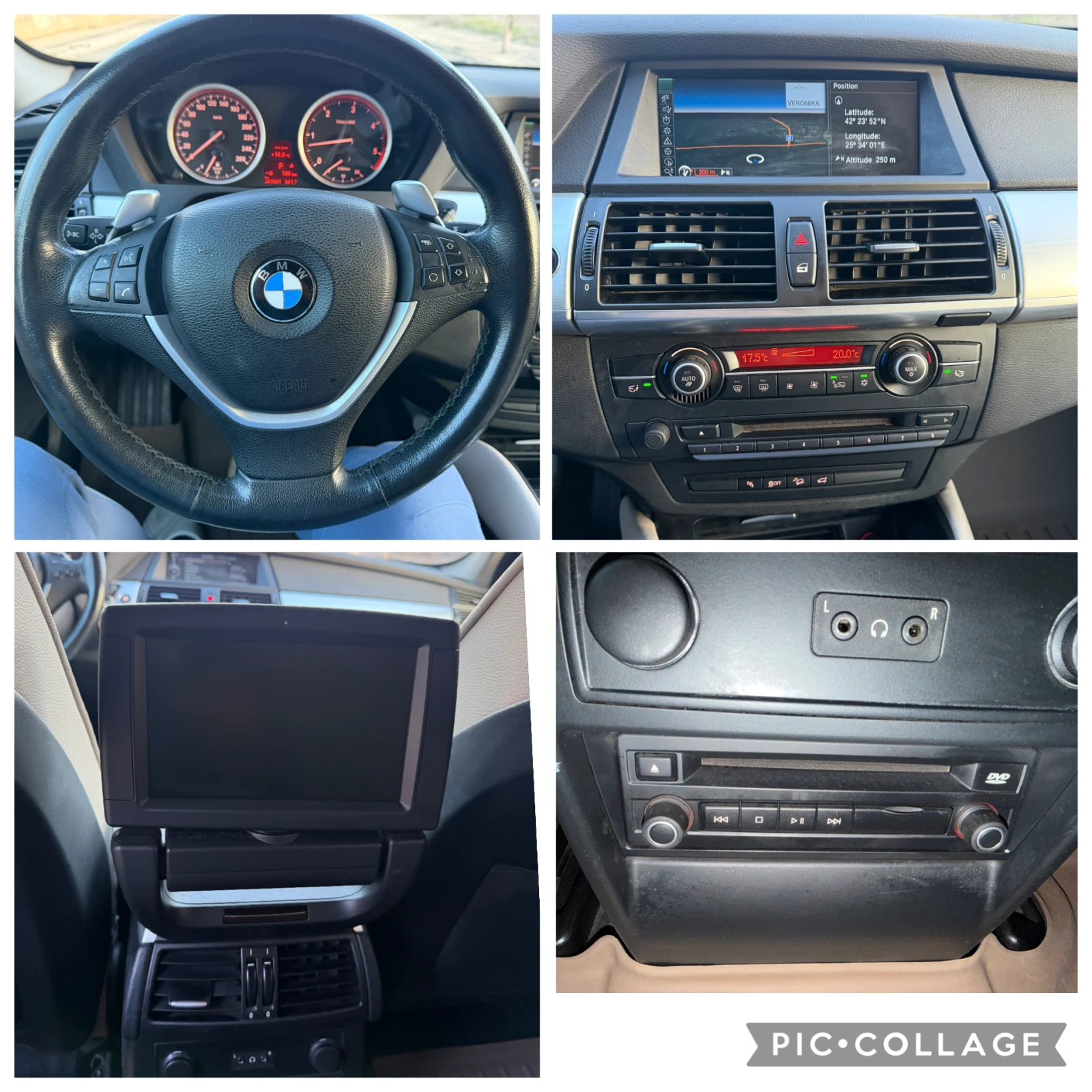 BMW X6 TV-NAVI 4.0d X-DRIVE M-SPORT, снимка 13 - Автомобили и джипове - 53713136