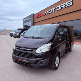 Ford Transit Custom 9-МЕСТА;ДЪЛГА БАЗА;ДВЕ ПЛЪЗГАЩИ СТР. ВРАТИ;ТЕМПОМА, снимка 1