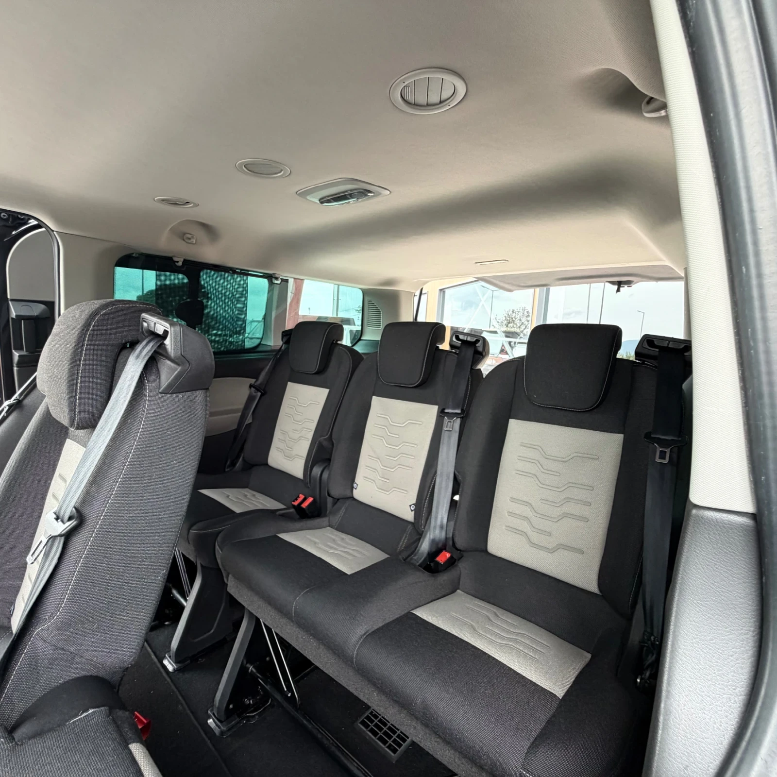 Ford Transit Custom 9-МЕСТА;ДЪЛГА БАЗА;ДВЕ ПЛЪЗГАЩИ СТР. ВРАТИ;ТЕМПОМА, снимка 12 - Бусове и автобуси - 54270570