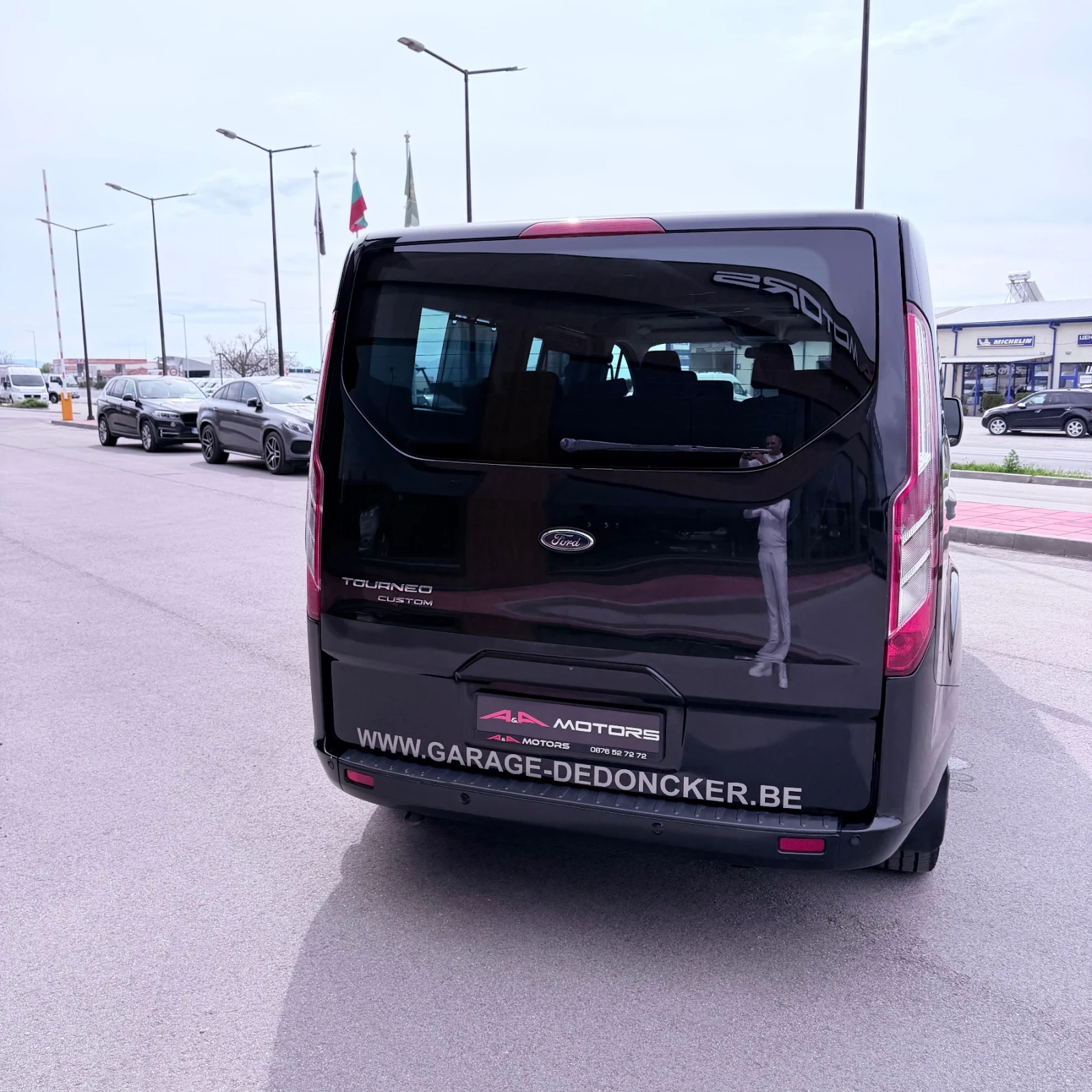 Ford Transit Custom 9-МЕСТА;ДЪЛГА БАЗА;ДВЕ ПЛЪЗГАЩИ СТР. ВРАТИ;ТЕМПОМА, снимка 3 - Бусове и автобуси - 54270570