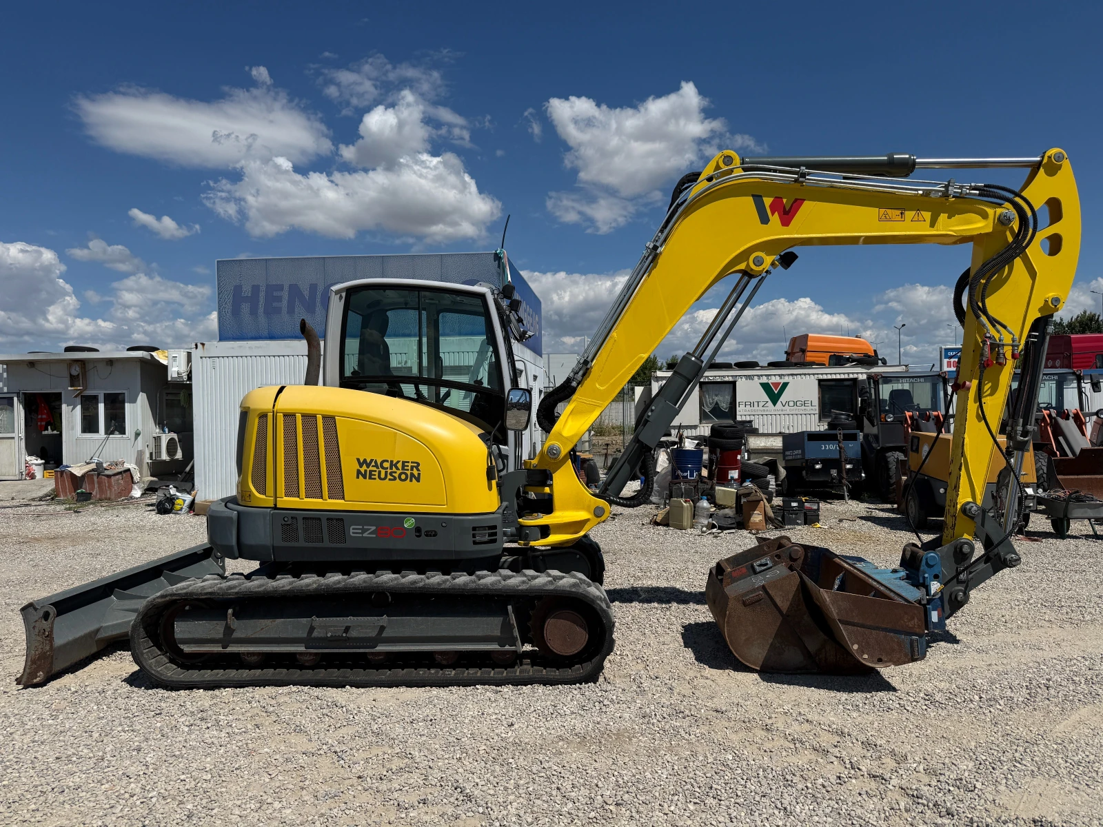 Багер Wacker Neuson EZ80 , снимка 15 - Индустриална техника - 55281157