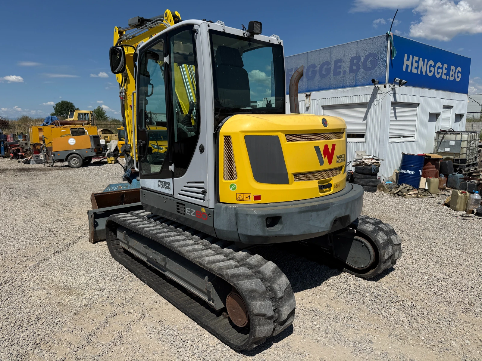 Багер Wacker Neuson EZ80 , снимка 7 - Индустриална техника - 55281157