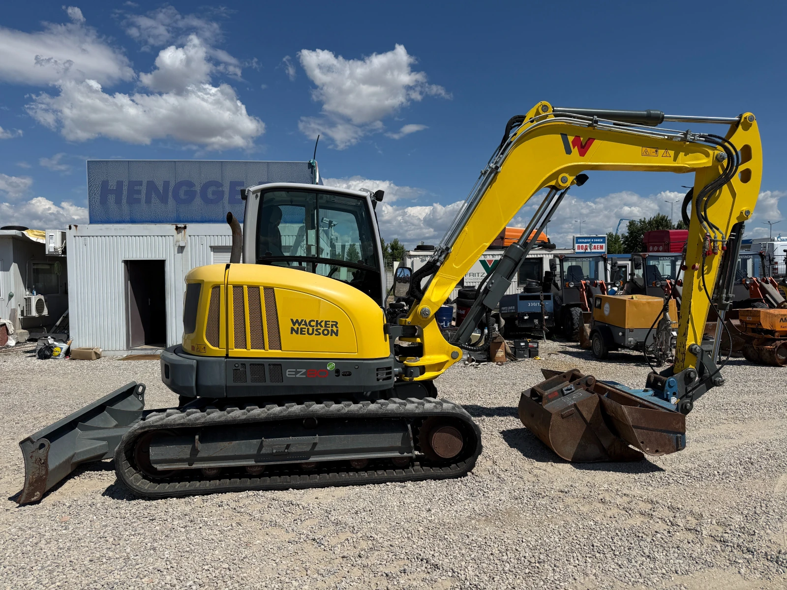 Багер Wacker Neuson EZ80 , снимка 14 - Индустриална техника - 55281157