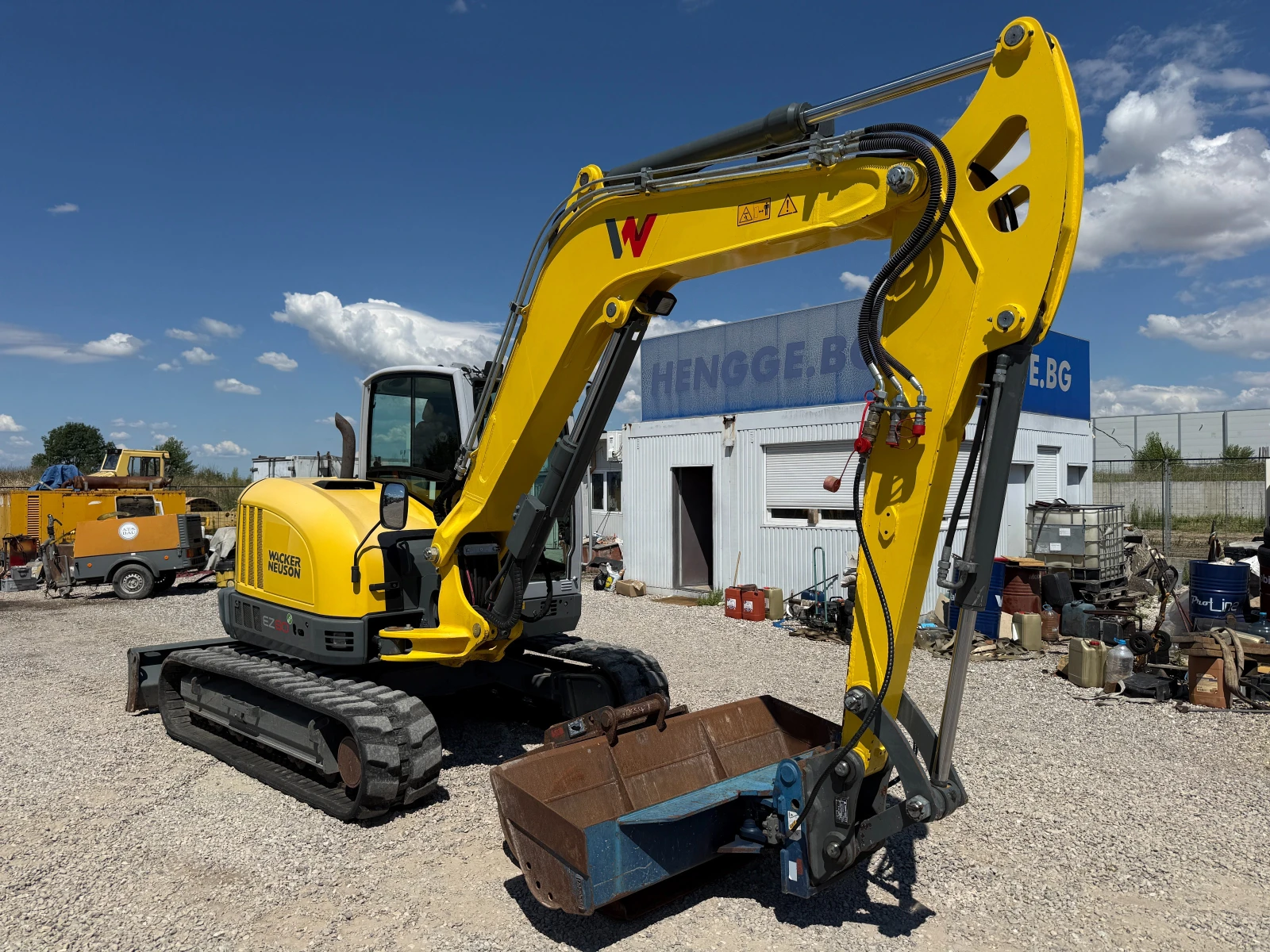 Багер Wacker Neuson EZ80 , снимка 17 - Индустриална техника - 55281157