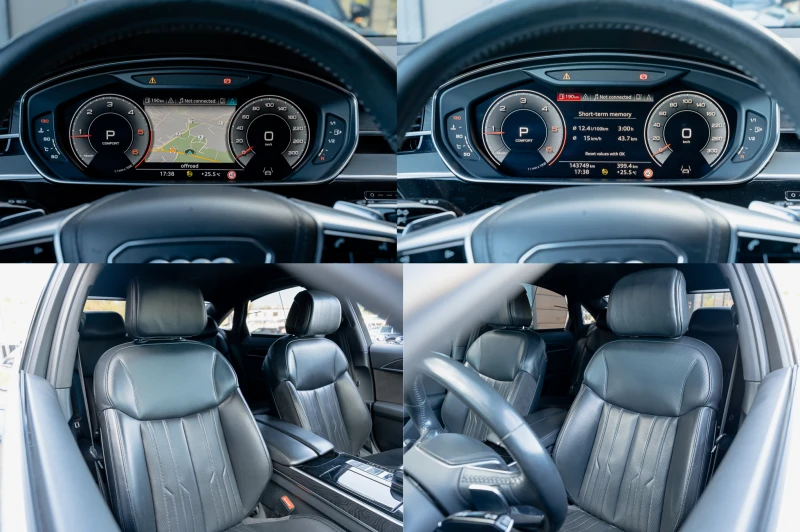 Audi A8 50/360/MASS/ЗАВИВАЩ.ЗАДЕН.МОСТ/ГОТОВ.ЛИЗИНГ/LASER, снимка 13 - Автомобили и джипове - 51807102