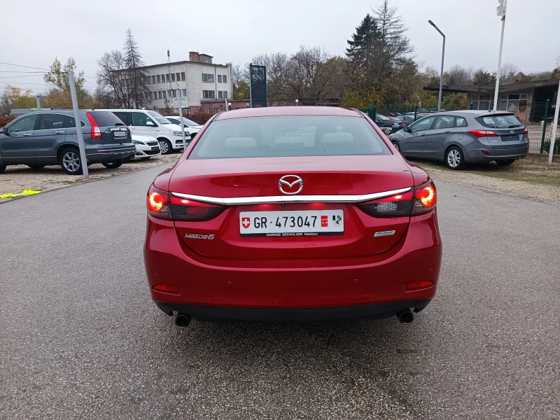 Mazda 6 2.5i-192кс-ШВЕЙЦАРИЯ-АВТОМАТ-KEYLESS-REVOLUTION, снимка 4 - Автомобили и джипове - 52335997