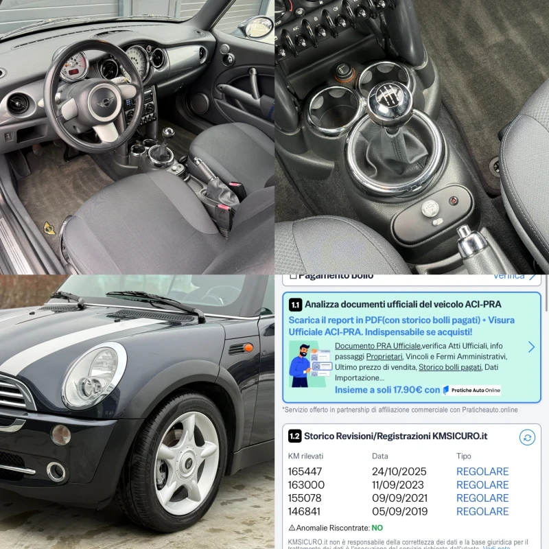 Mini Cooper cabrio 1.6i, Кабрио, * 165 000км* Уникат!, снимка 16 - Автомобили и джипове - 53206110
