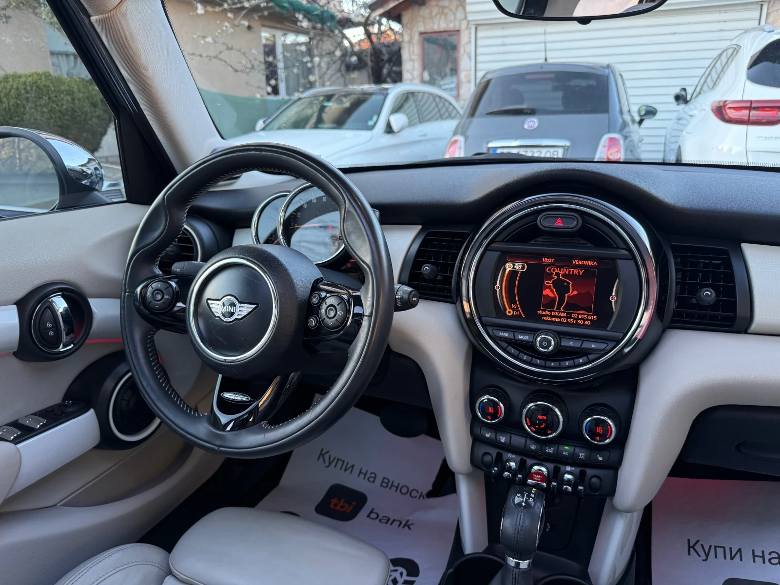 Mini Cooper s 192HP AUTOMATIC PANORAMA NAVI LED , снимка 11 - Автомобили и джипове - 54140542