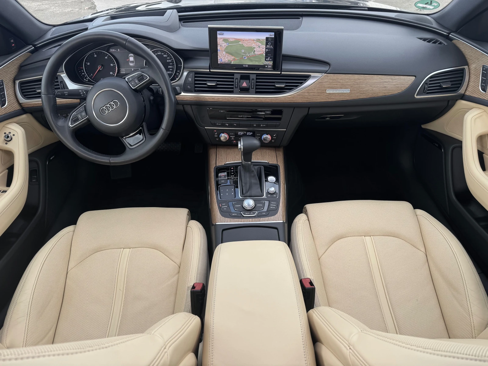 Audi A6 3.0BiTDI 313ps 8ZF FULL-LED CAM-360 ACC-plus BOSE, снимка 11 - Автомобили и джипове - 54507875