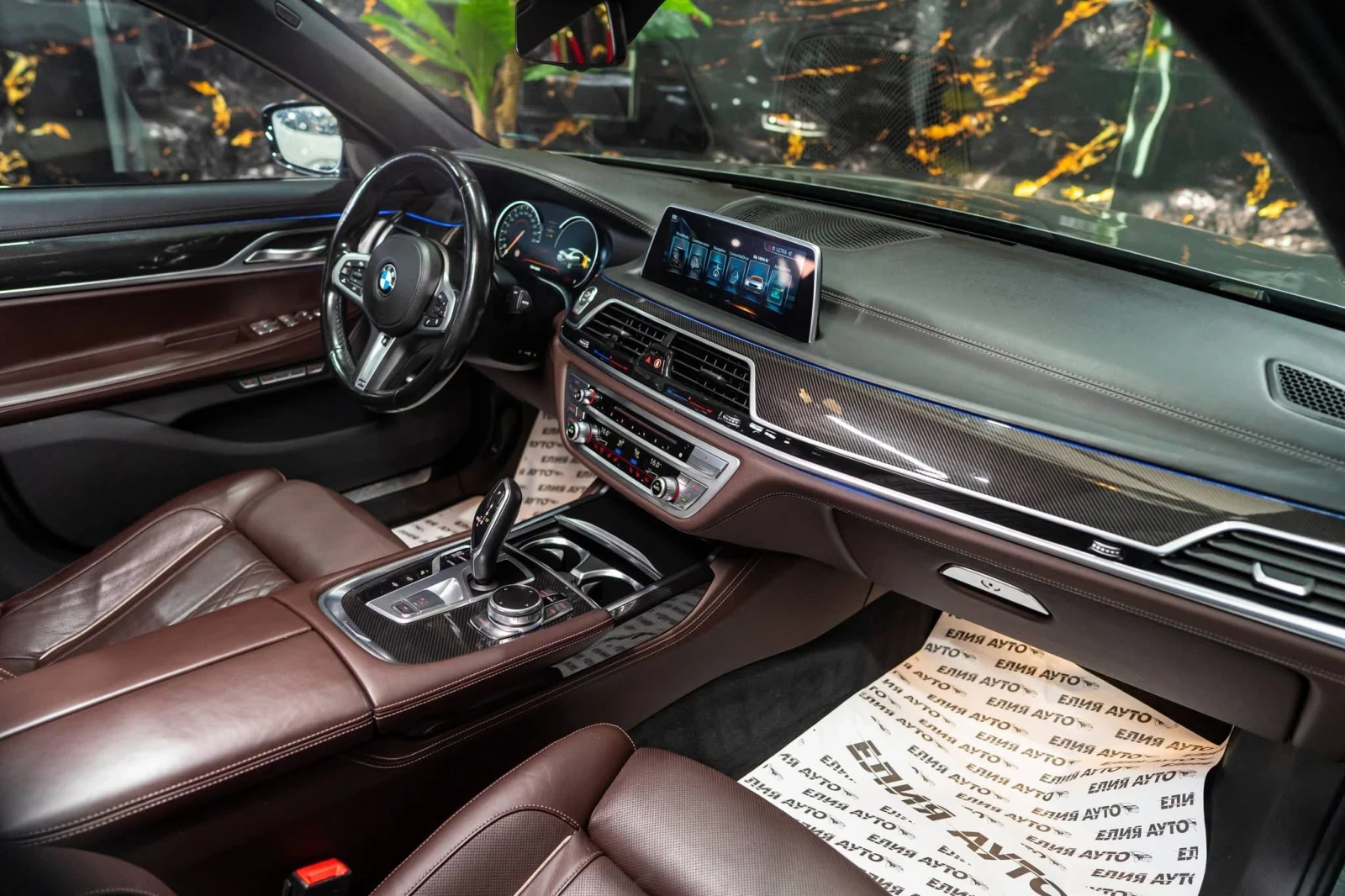 BMW 750 I LONG FULL M SPORT LED H&K HUD 360 ЛИЗИНГ 100%, снимка 13 - Автомобили и джипове - 55160283
