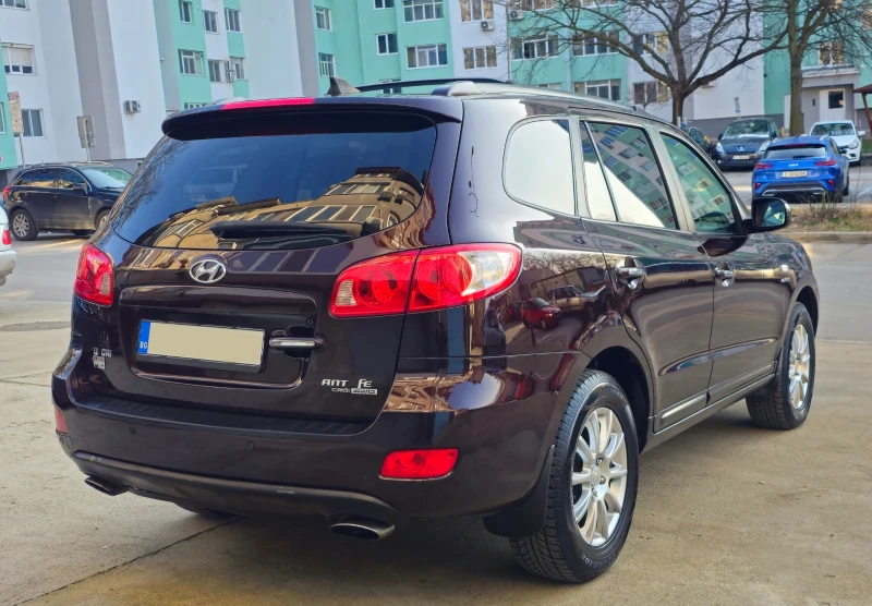 Hyundai Santa fe 2.2CRDi/4х4/7места/КОЖА/КЛИМАТРОНИК/ВСИЧКО ПЛАТЕНО, снимка 3 - Автомобили и джипове - 53142364