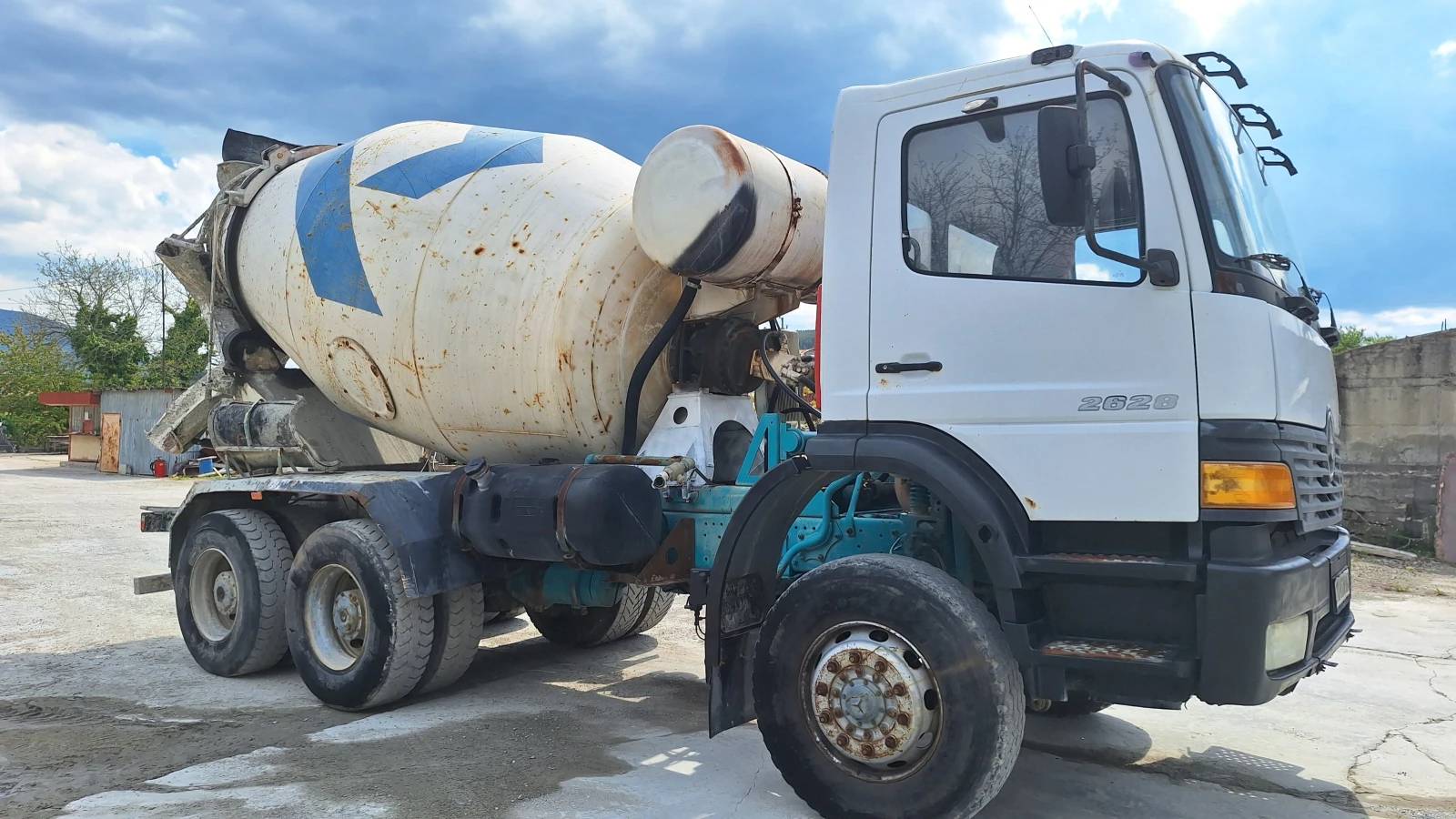 Бетон миксер Mercedes ATEGO, снимка 3 - Индустриална техника - 54365810