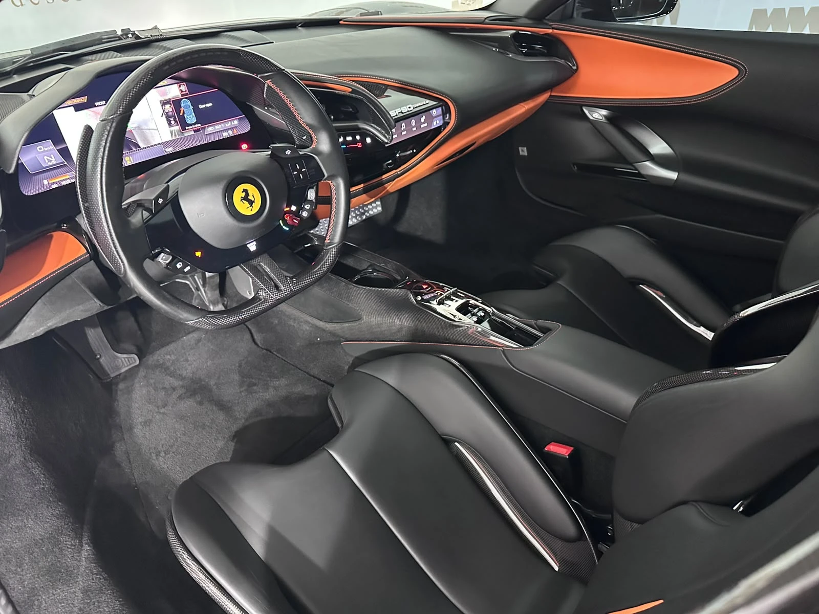 Ferrari SF 90 Stradale* Carbon* JBL* Lift* RacingSeats, снимка 8 - Автомобили и джипове - 55046654
