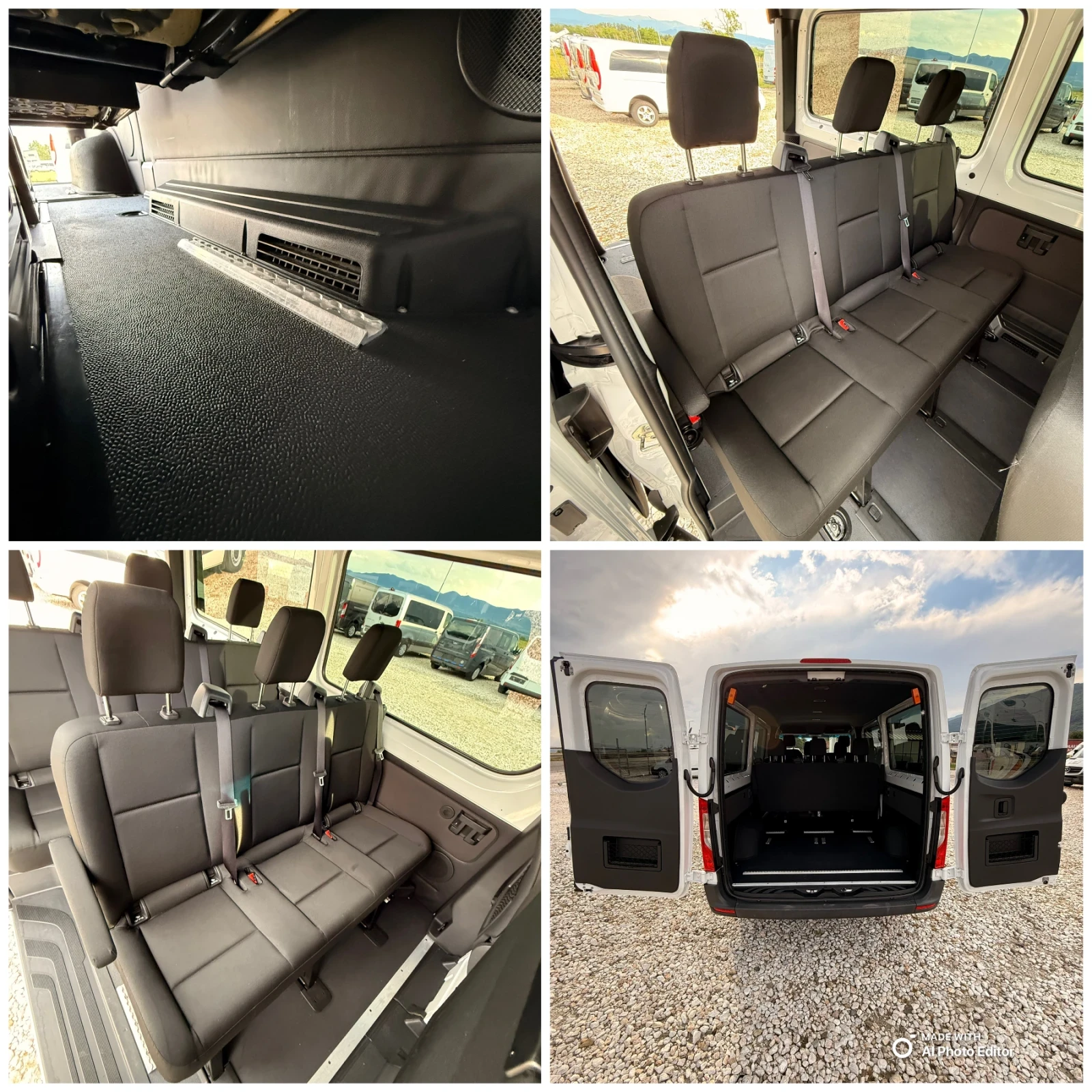 Mercedes-Benz Sprinter 314 9местен-Клима-Печка-ЕВРО6-2.2CDi, снимка 9 - Бусове и автобуси - 54767047