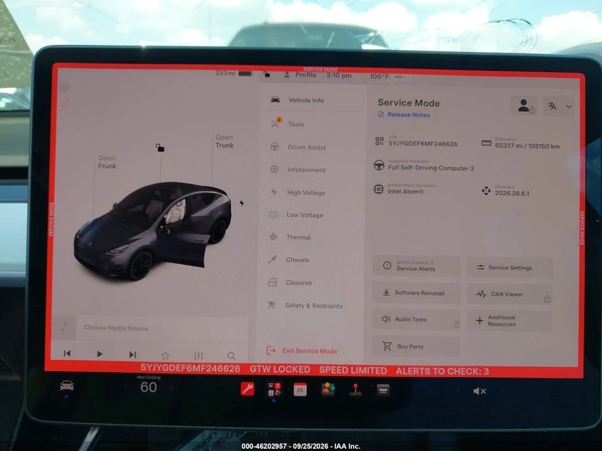 Tesla Model Y PERFORMANCE DUAL MOTOR ALL-WHEEL DRIVE, снимка 11 - Автомобили и джипове - 56659472