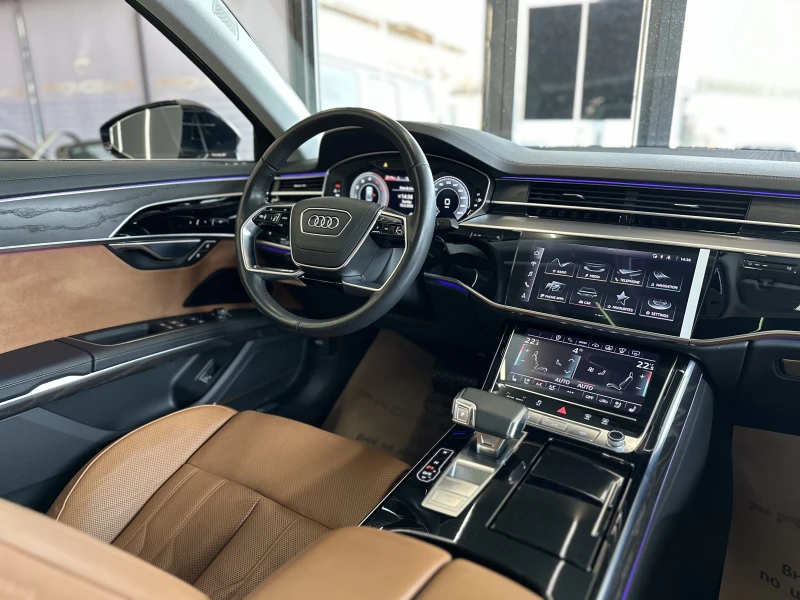 Audi A8 L 55 TFSI* B&O* Pano* Монитори* Лизинг* , снимка 12 - Автомобили и джипове - 49516623