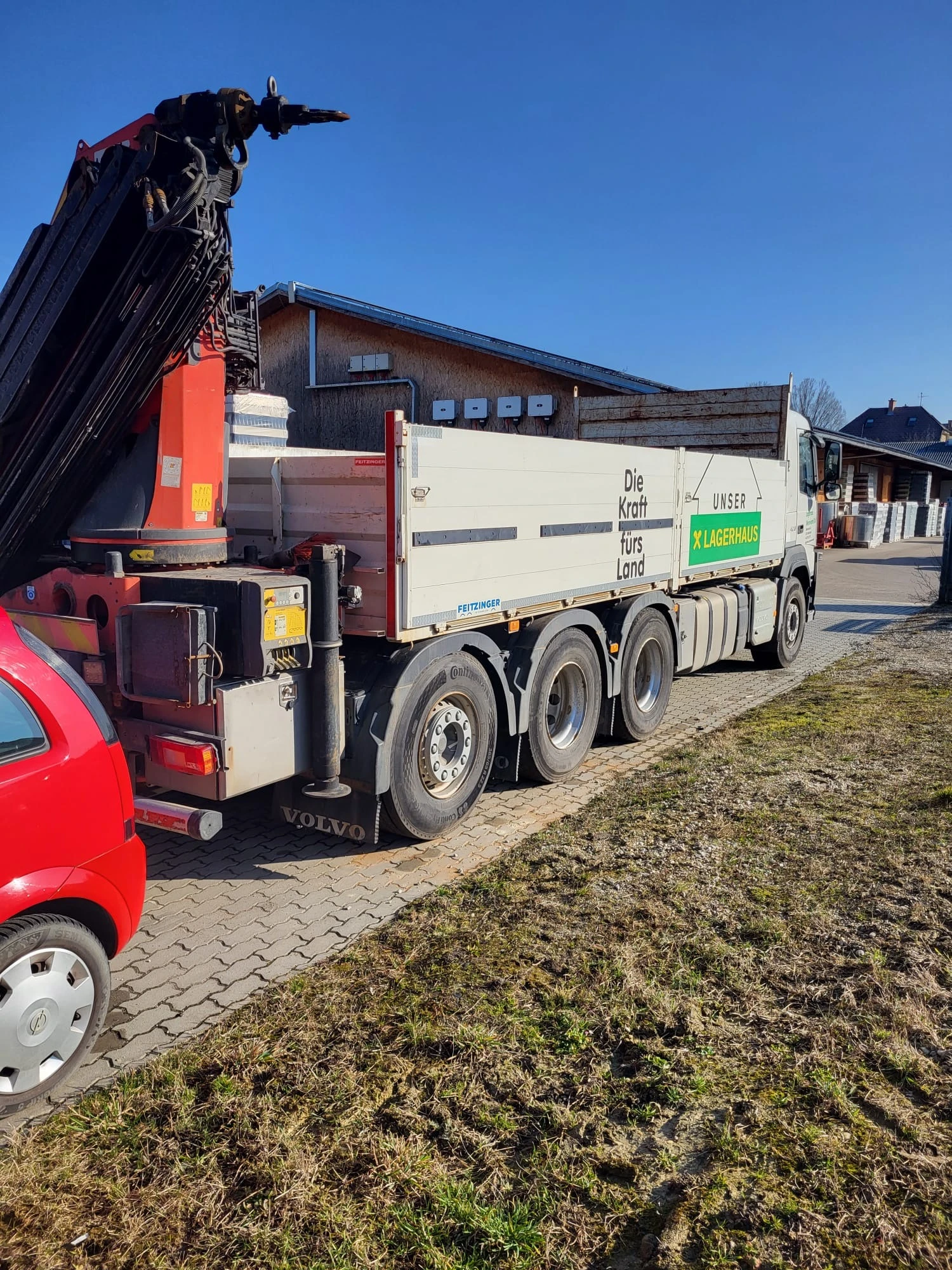 Volvo Fm Кран-16 м. 6х4-Буге, Внос, , , , снимка 14 - Камиони - 53831194