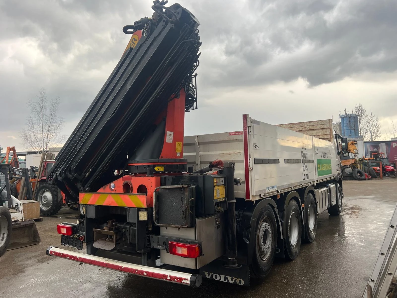 Volvo Fm Кран-16 м. 6х4-Буге, Внос, , , , снимка 12 - Камиони - 53831194