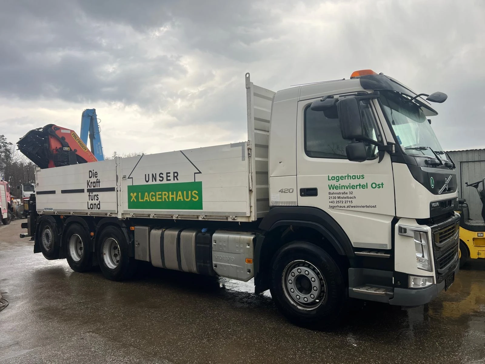 Volvo Fm Кран-16 м. 6х4-Буге, Внос, , , 