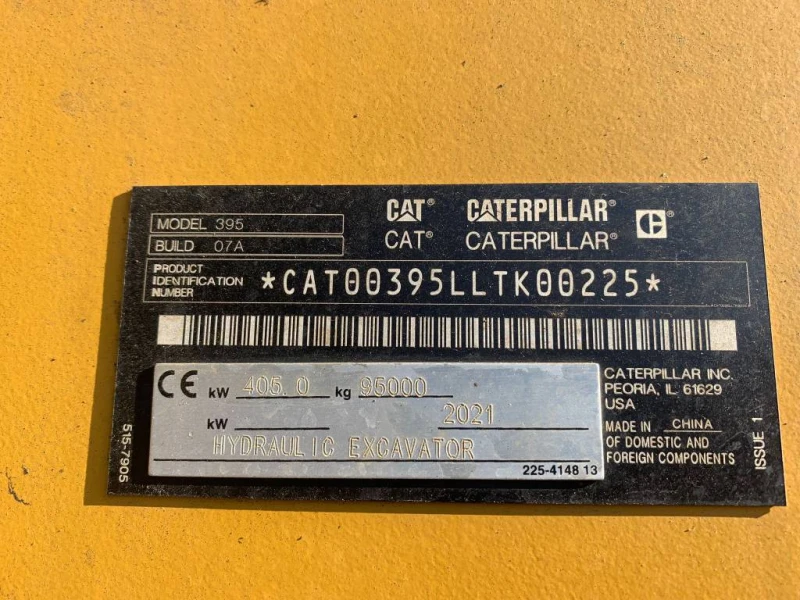 Багер Cat 395, снимка 16 - Индустриална техника - 48408050