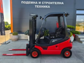Мотокар Linde ГАЗОКАР / 4.5 м / ТРИПЛЕКС / ИЗРАВНИТЕЛ !, снимка 2