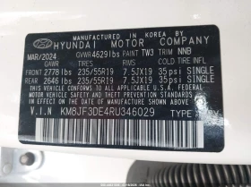 Hyundai Tucson 2.5L I-4 DI, DOHC, VVT, 187HP Front Wheel Drive - 13300 € / 26012.54 лв. - 60996732 9