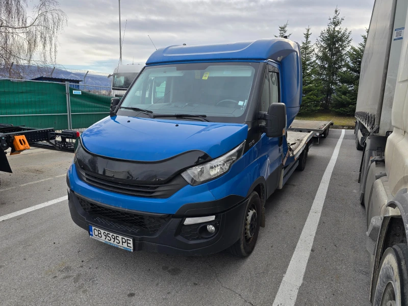 Iveco 35c18 автовоз с ремарке, снимка 2 - Камиони - 53558235