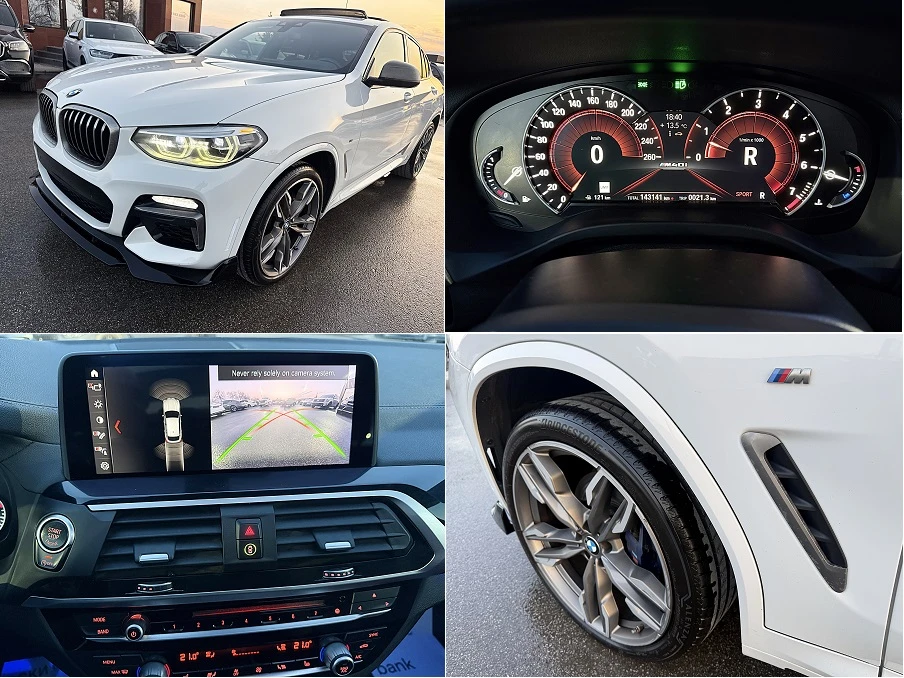 BMW X4 M40i-HEAD UP-PANORAMA-KAMERA-LED-4x4-ПОДГРЯВАНЕ!!!, снимка 16 - Автомобили и джипове - 53884036