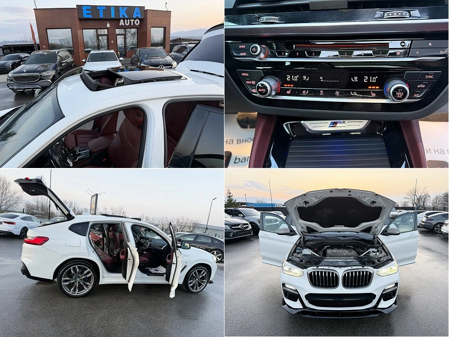 BMW X4 M40i-HEAD UP-PANORAMA-KAMERA-LED-4x4-ПОДГРЯВАНЕ!!!, снимка 17 - Автомобили и джипове - 53884036
