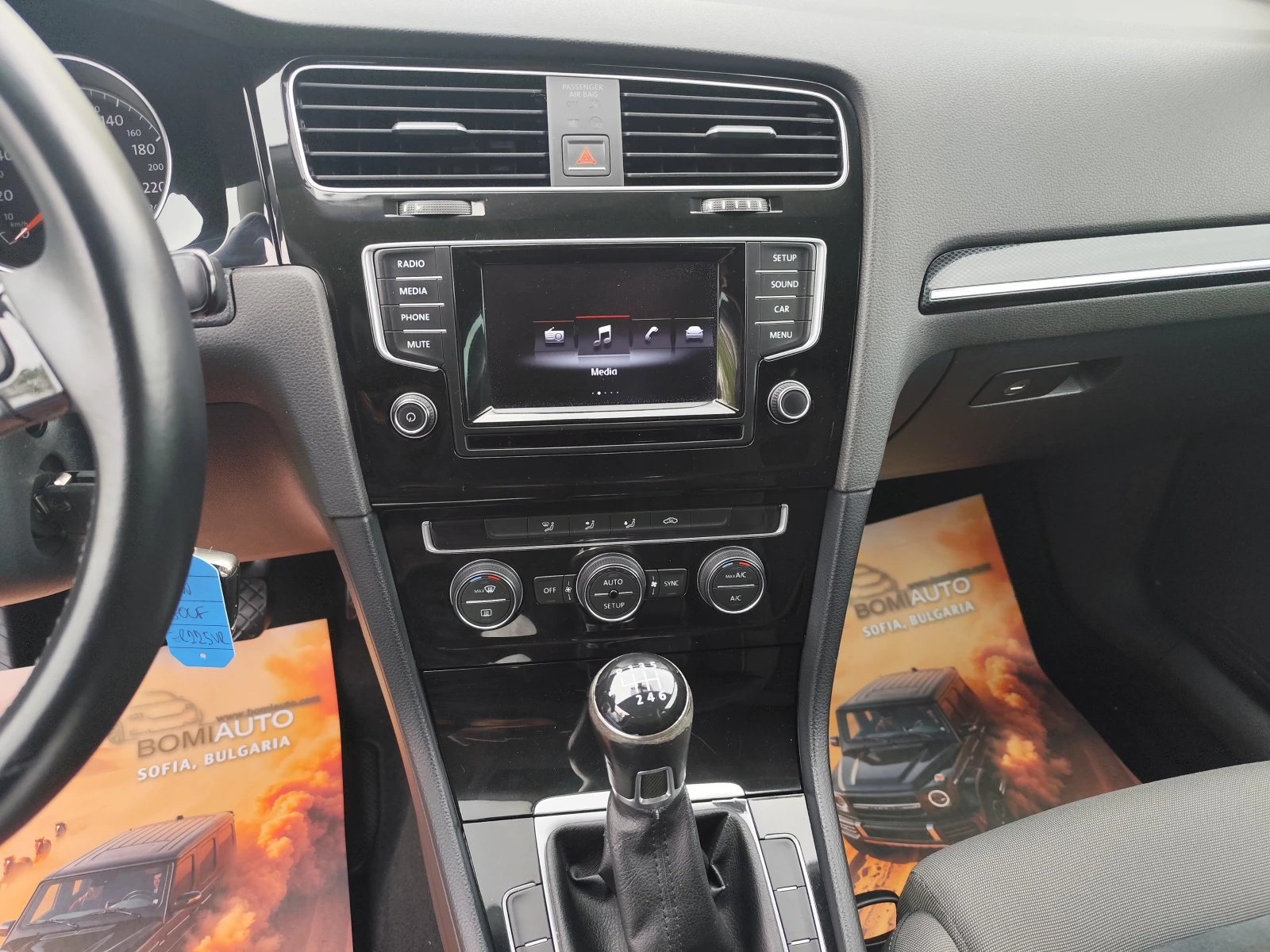 VW Golf 7* 2.0TDi* EURO5B* Klimatronik* , снимка 9 - Автомобили и джипове - 54482197