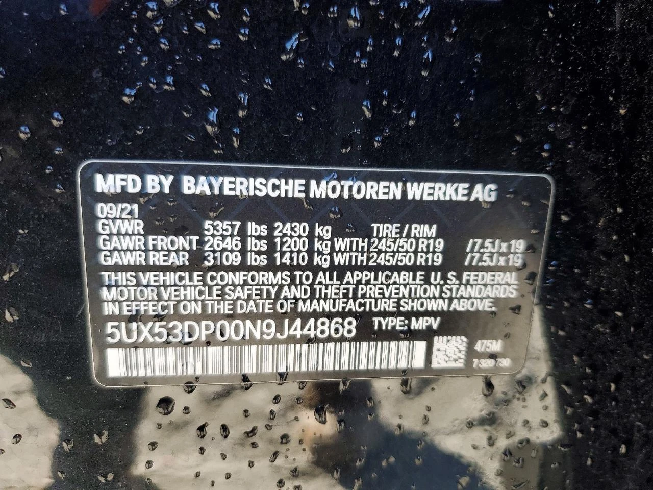 BMW X3 2.0l xDrive30I, снимка 12 - Автомобили и джипове - 54072461