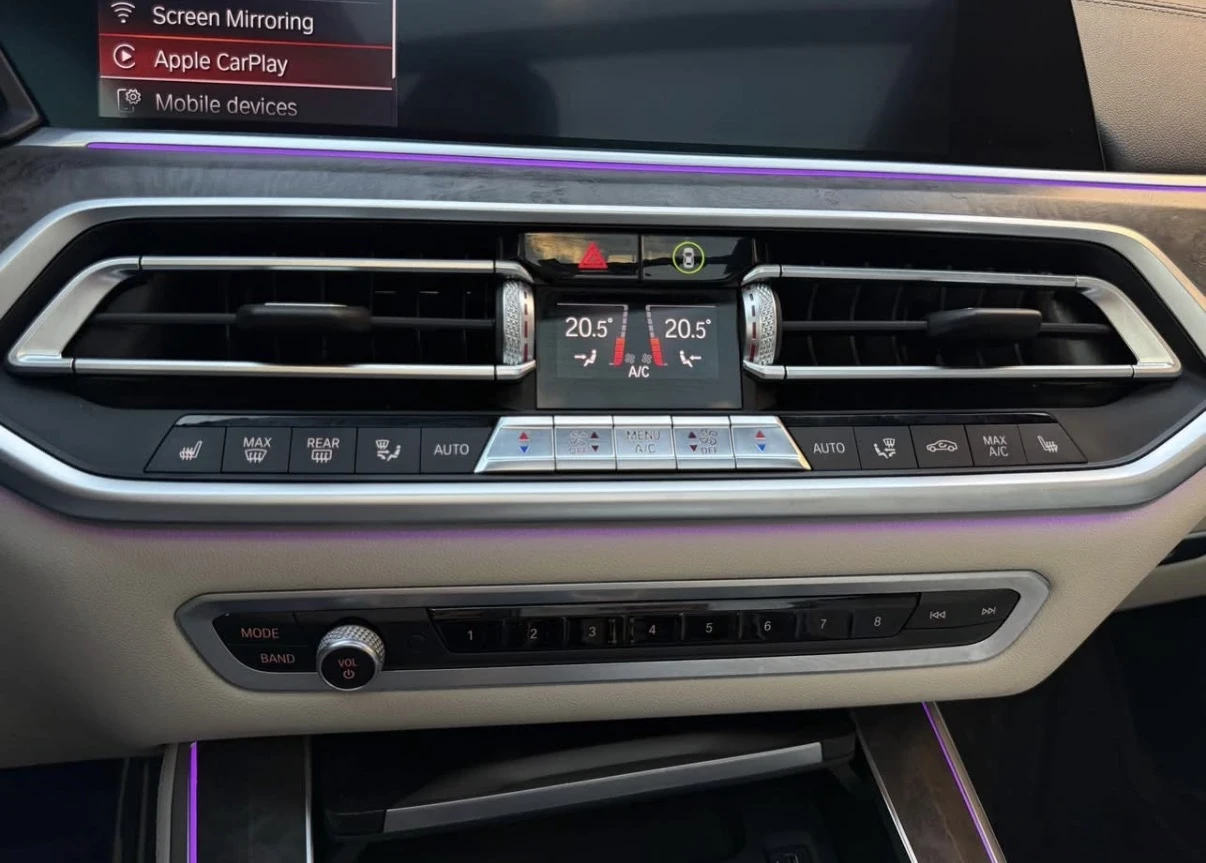 BMW X5 40I * M ПАКЕТ * 360CAM * LED * CRYSTAL * 74K KM * , снимка 13 - Автомобили и джипове - 55229623