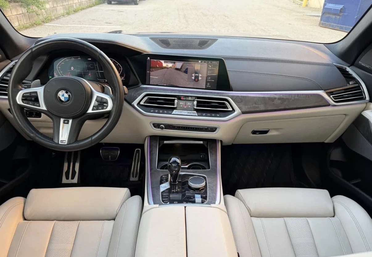 BMW X5 40I * M ПАКЕТ * 360CAM * LED * CRYSTAL * 74K KM * , снимка 9 - Автомобили и джипове - 55229623
