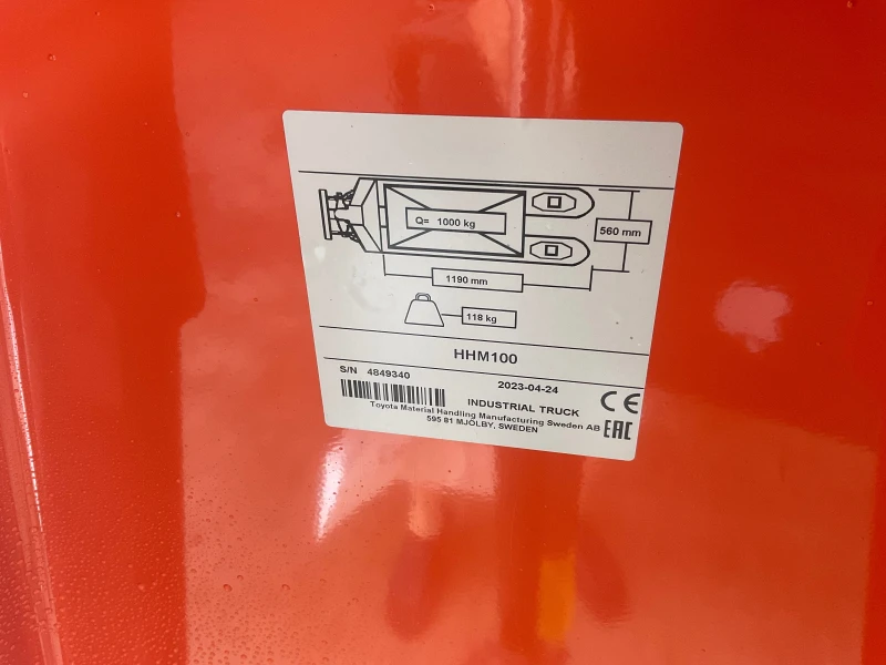 Мотокар Toyota Ножични палетни колички нови и втора ръка , снимка 3 - Индустриална техника - 50518093