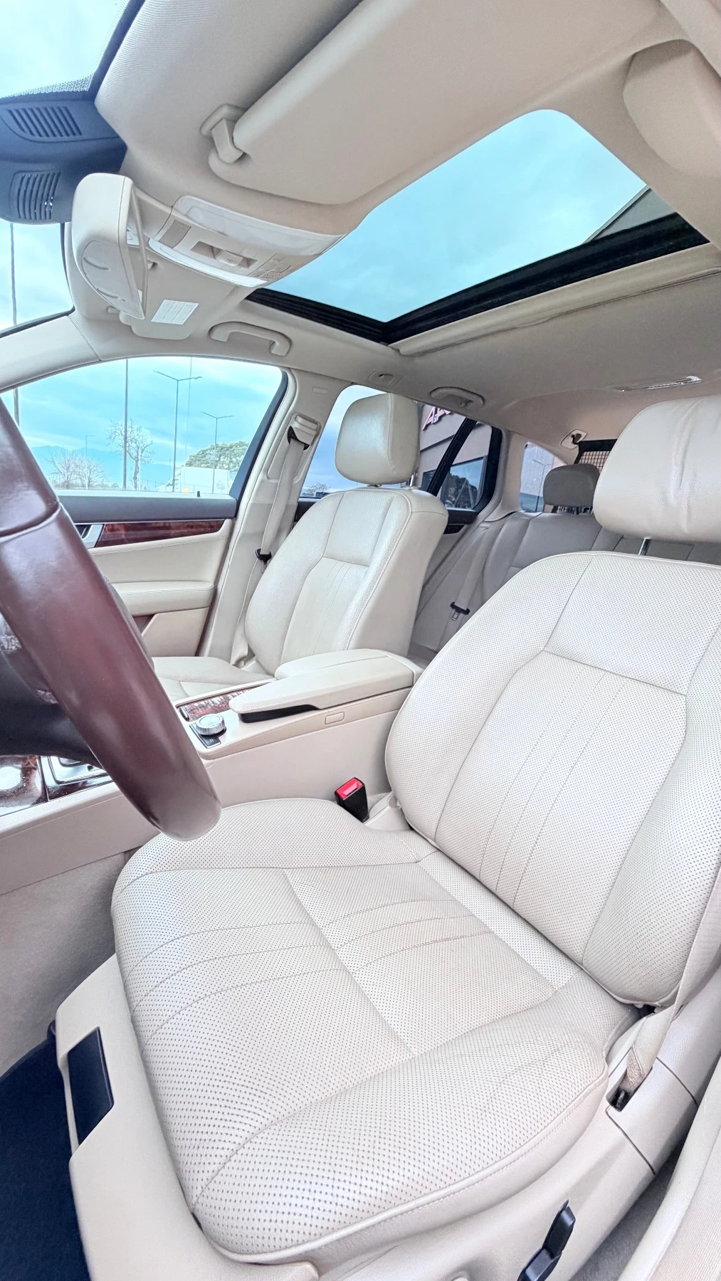 Mercedes-Benz C 200 ПОДГРЕВ;ОБДУХВАНЕ;МЪРТВА ТОЧКА;ЕЛ. БАГАЖНИК;БЕЛГИЯ - изображение 6