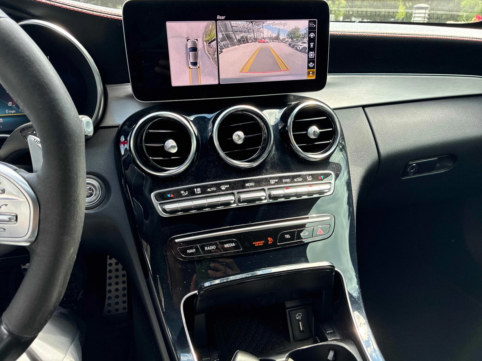 Mercedes-Benz C 43 AMG * АВТОКРЕДИТ БЕЗ ПЪРВОНАЧАЛНА ВНОСКА* , снимка 9 - Автомобили и джипове - 55873034