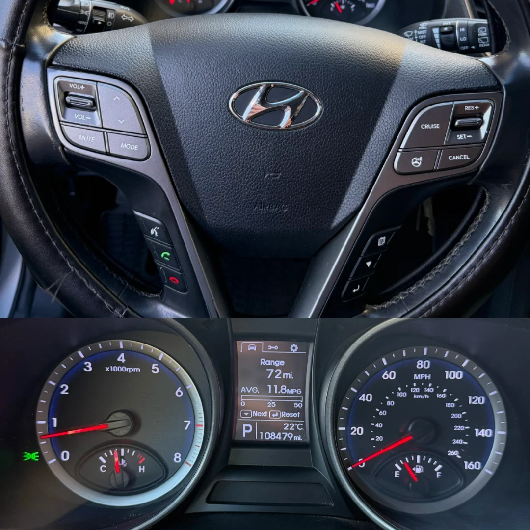 Hyundai Santa fe 3.3L V6/Automatic/7-Seater/Kima, снимка 11 - Автомобили и джипове - 56058867