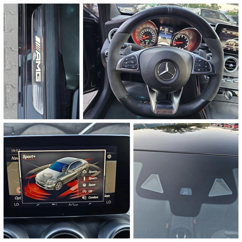 Mercedes-Benz C 43 AMG AMG/4Matic/Distronic/360Cam/Burmester/Швейцария, снимка 17 - Автомобили и джипове - 46553680