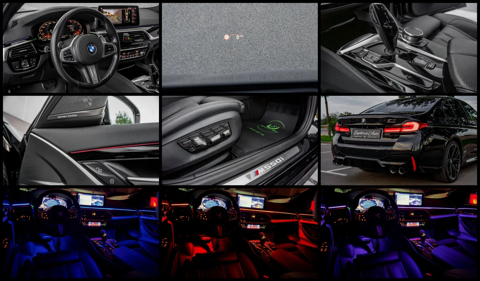 BMW 550 I* X-DRIVE* M-SPORT* HARMAN* LASER* DIGITAL* DISTR | Mobile.bg   17