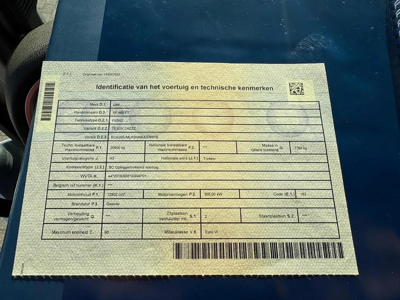 Daf XF 480 NGD, снимка 8 - Камиони - 52667850