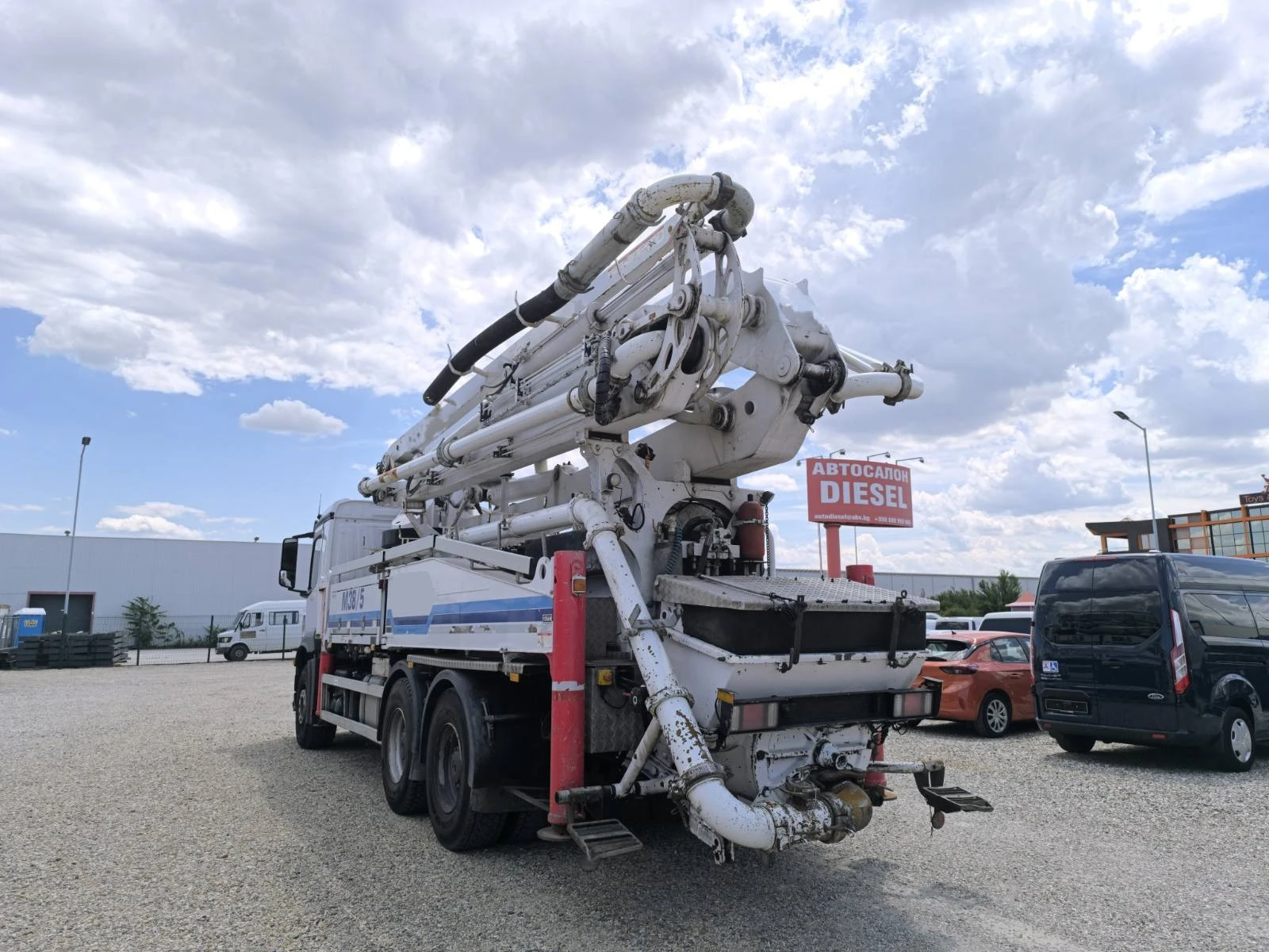 Бетон помпа Mercedes-Benz AROCS 2840 SCHWING S38SX-5, снимка 5 - Индустриална техника - 55220843