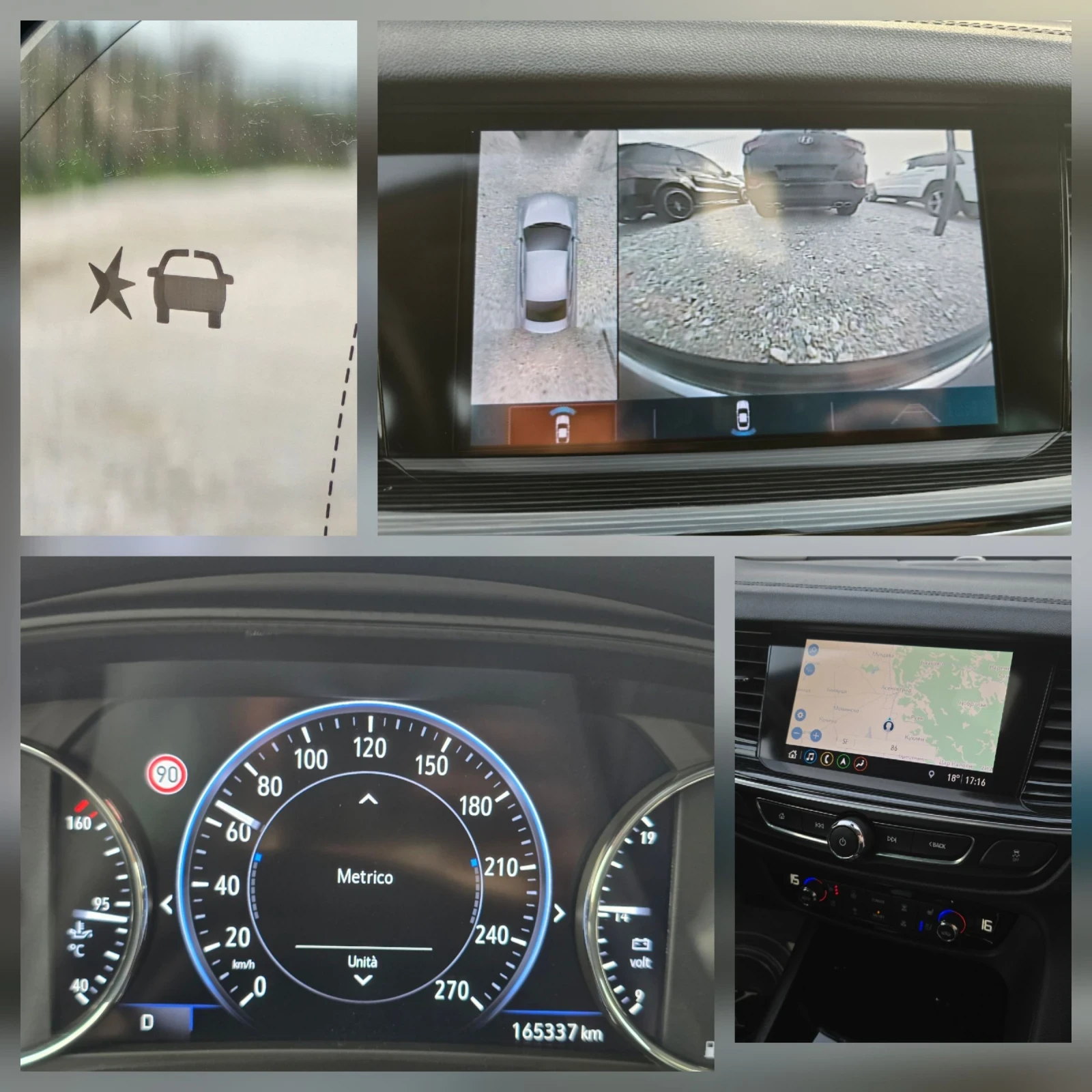 Opel Insignia 2.0CDTI/GRAND-SPORT/AVTOMAT-8ZF/360CAMERI/FULL, снимка 14 - Автомобили и джипове - 54184924