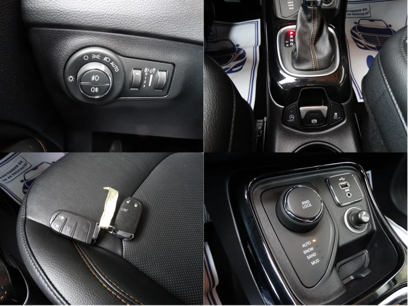 Jeep Compass 4x4 Navi-DVD-Tv-Kameri-Euro-6D-Keyless, снимка 16 - Автомобили и джипове - 52523694